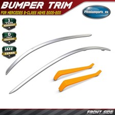 2x Front Chrome Bumper Trim