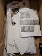 Brand New Corner Shelving Unit White Colour 5 Tier Storage Rack