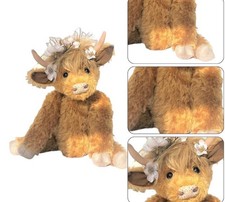 Cuddly Highland Cow Accompany