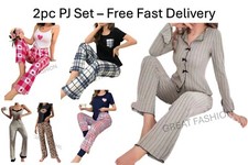 Womens Ladies Pyjama PJ