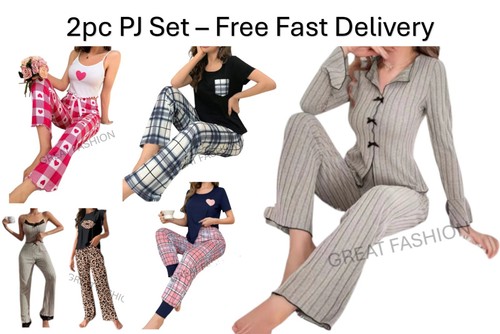Womens ladies pyjama - pyjama, pj