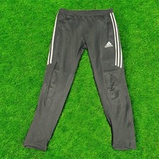 Adidas Tiro 17 Training Pants Black White Size Large Football Track Bottoms