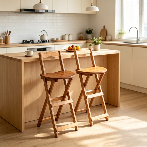 2pc wooden folding bar - 2pc,