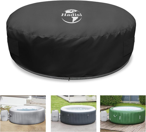 Round inflatable hot - hot, tub