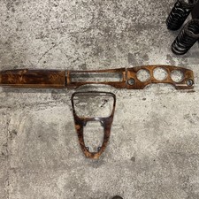 97-02 DAIMLER EMBOSSED X308 DASHBOARD WOOD SET VENEER