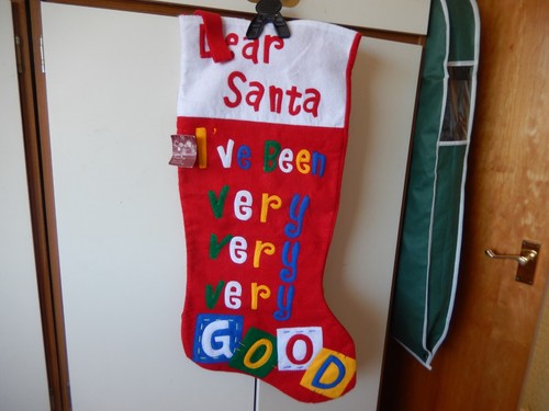 Large christmas stocking - large, 27"