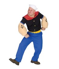 Mens Popeye Sailor Man Fancy