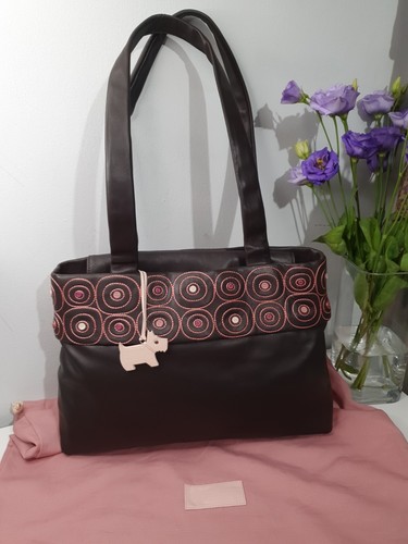 Radley brown leather shoulder - leather,