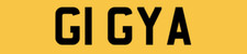 GIG TOUR MUSIC BAND BUS NUMBER PLATE REGISTRATION G1 GYA 5 DIGIT SHORT NEAT REG