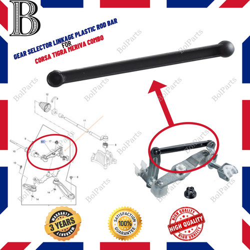 Gear selector linkage - selector,