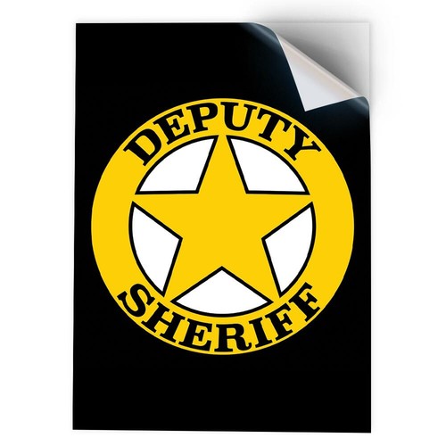 Vinyl sticker deputy - 1,