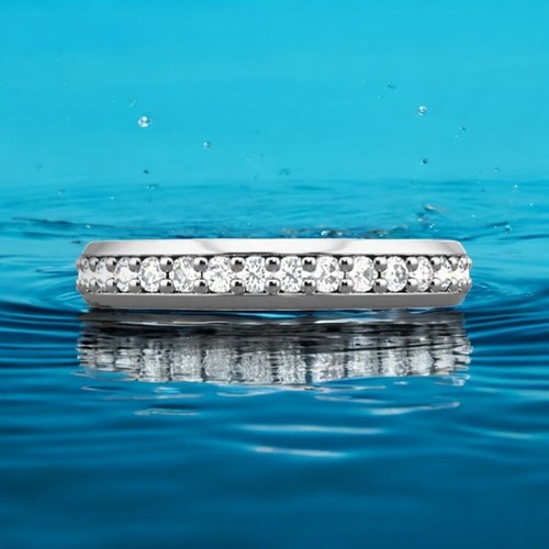 Diamond engagement band - engagement,