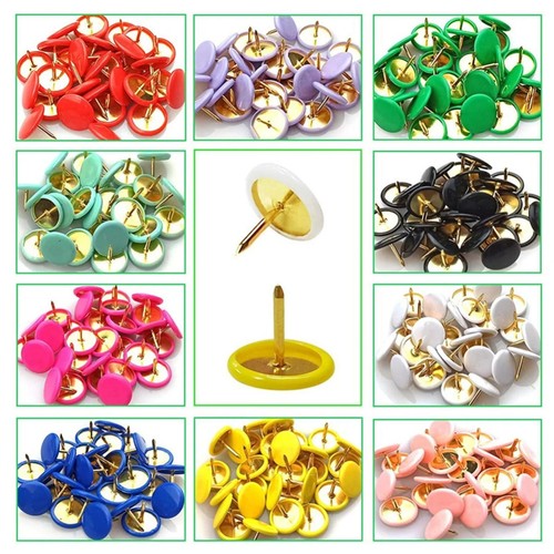 Coloured drawing pins - coloured,