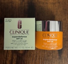 CLINIQUE Superdefense SPF 25 Multi-Correcting Face Cream 50ml Fatigue Ageing 