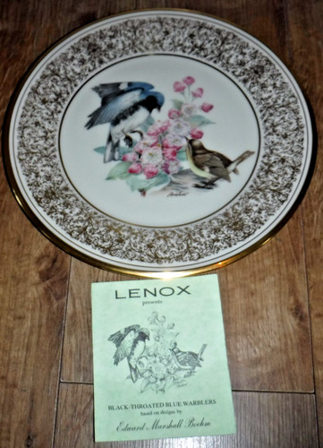 Lenox boehm birds plate - plate, ~