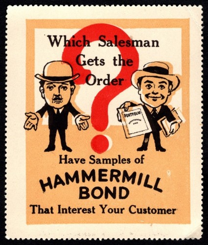 Vintage poster stamp - vintage, us