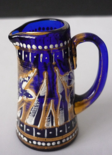 Antique miniature cobalt blue - miniature,
