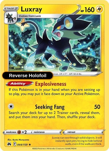 Pokemon luxray 044 159 - pokemon, (44)