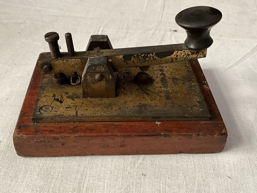 Antique 1907 morse telegraph - morse,
