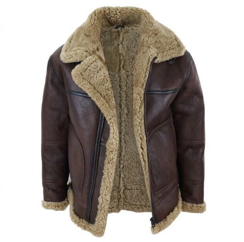Real shearling bomber - real,