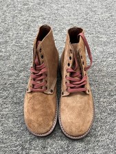 WW2 Mil-Tec American 'Rough Out' Ankle Boots - Size 8 - Repro - Suede Leather