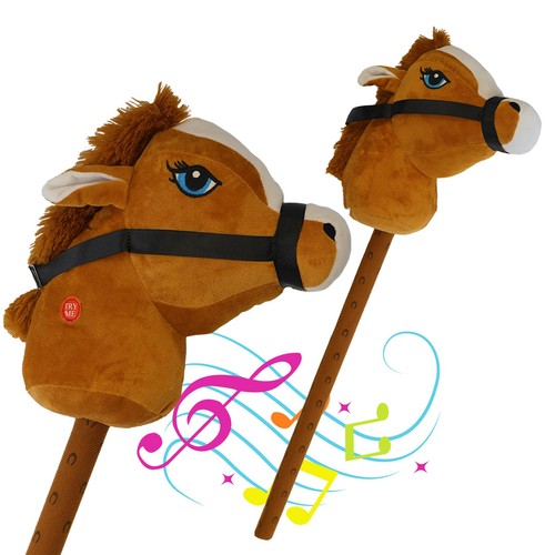 Brown hobby horse stick - horse, a