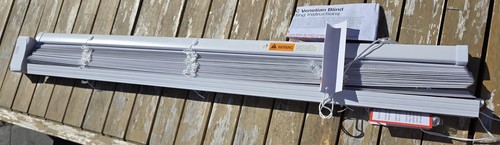 90cm white venetian blind - white,