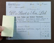 1943 Burt & Son, Ltd. Coal