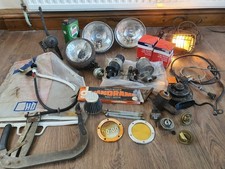Autojumble classic car joblot spot /fog light,  horn, filters, 
