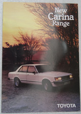 TOYOTA CARINA BROCHURE 1980