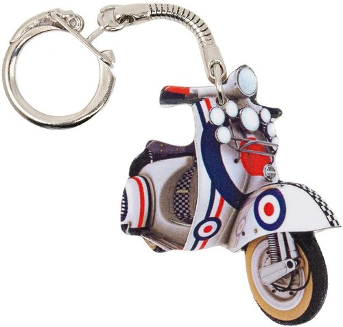 Vespa mod scooter - mod, keyring