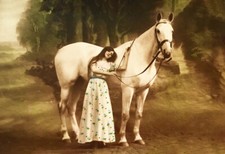 Old time Glamour photo Lady