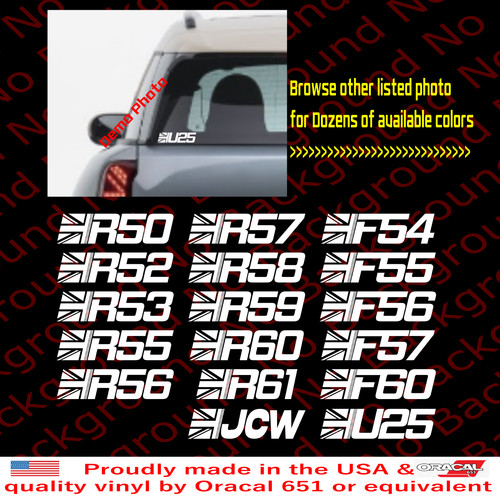 Union jack vinyl decal - union, cut