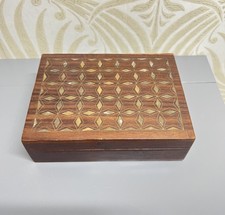 Vintage Wooden Jewellery Box