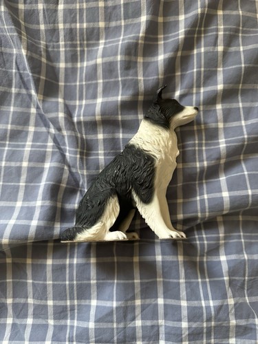 Border collie dog figurine - border,
