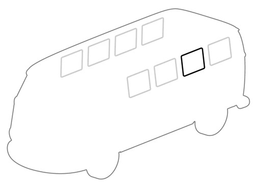 Side fixed window - window, seal