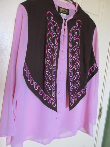 Bob mackie womens blouse 1x - blouse, sz