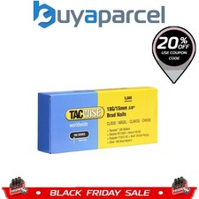 Tacwise 0394 18G 15mm Brad Nails Galvanised 5000 Pack - Z4 Z5 181ELS 191 Duo 35