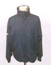 MUSTO PERFORMANCE BREATHABLE JACKET WITH HOOD NAVY SIZE MEDIUM 