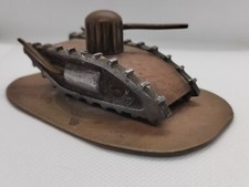 Trench art ww1 tank model - trench,