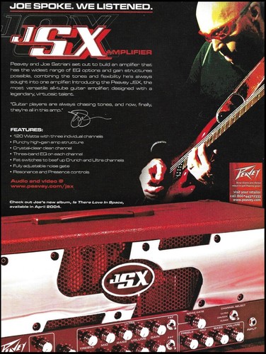 2004 joe satriani peavey jsx - 2004,