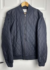 Nanny State Quilted Jacket Navy Size Large