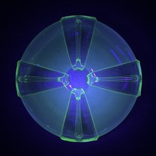 Stolzle Uranium Glass Fruit