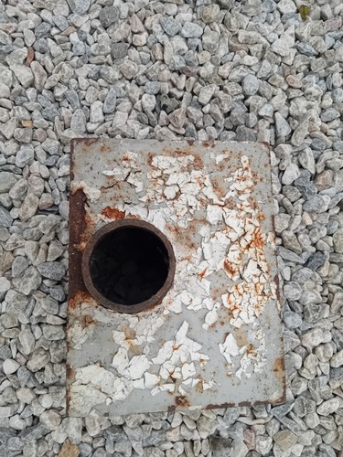 Cast iron gutter hopper - cast,