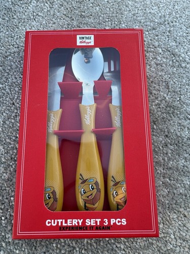 Vintage kellogg cutlery set - vintage,