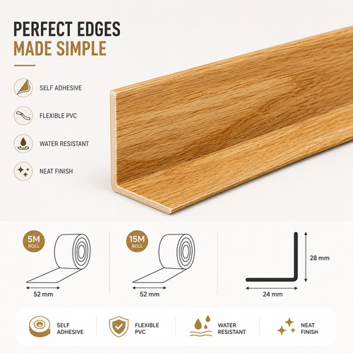 Self adhesive pvc skirting - adhesive,