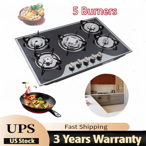 Gas cooktop stove top - 30",