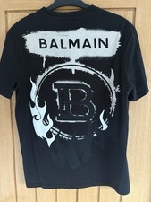 Balmain Paris Flames T-shire