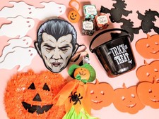 Halloween Decoration Costume Bundle Job Lot Dracula Pumpkin Skeleton Lights