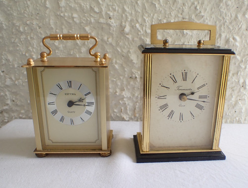 Vintage quartz carriage - ,
